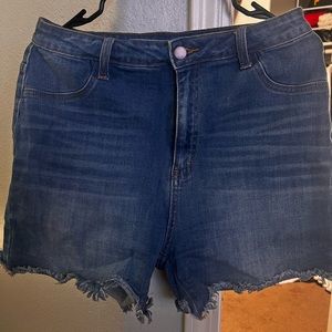 Bundle of Jean shorts size L 10/12